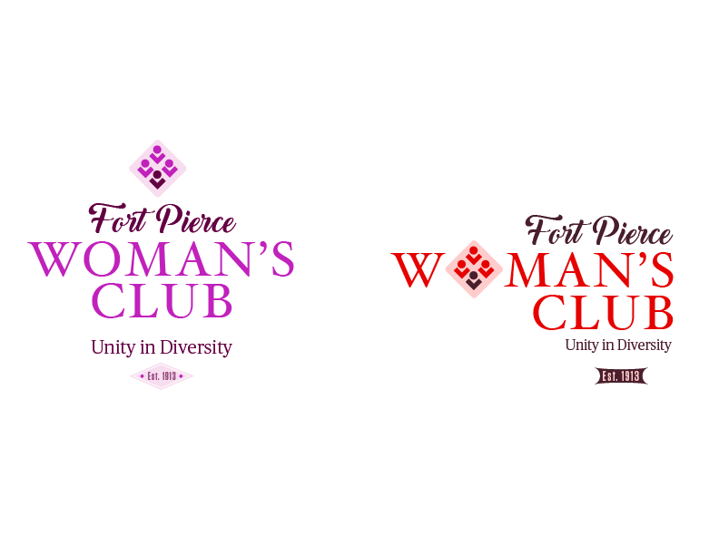 final choices for woman club logo
